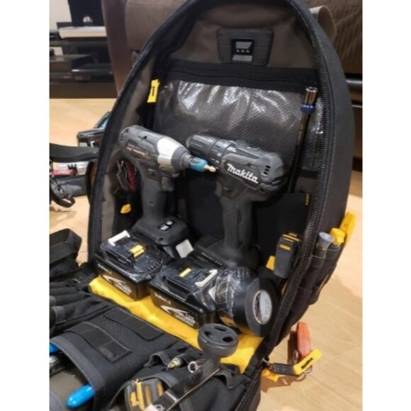 53 Pocket Lighted Backpack, Black - Picture 3 of 4